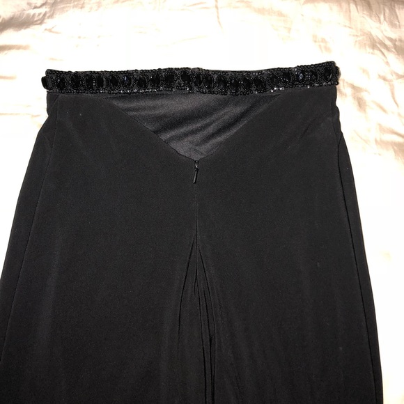 Sherry Hill black two-piece long formal size 0 - Picture 4 of 8